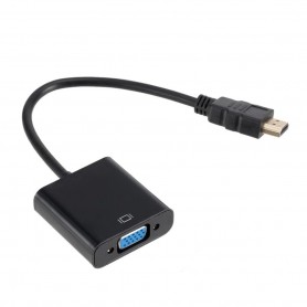 DrPhone KHD1 – 1080P HD – Kabel Converter – Male Naar Female Converter – Voor Tablet, Laptop, PC en TV – Zwart