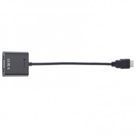 DrPhone KHD1 – 1080P HD – Kabel Converter – Male Naar Female Converter – Voor Tablet, Laptop, PC en TV – Zwart