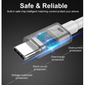 DrPhone PDK Lunar - 20W Thuislader + 1 Meter USB-C naar Lightning Kabel 5V voor o.a iPhone 12/ 12 Pro / 12 MAX