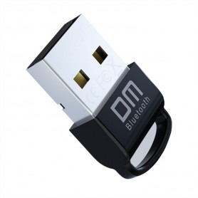 DrPhone DM30 Mini Bluetooth 5.0 Dongle Adapter - 10 tot 20m bereik– Datatransmissiesnelheid tot 3Mbps - Zwart
