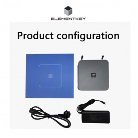 Elementkey iON - i5-10300H - 4.5Ghz Max. - 16GB RAM + 256GB NVME SSD + WINDOWS 10 - WiFi - Bluetooth - Zwart