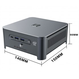 Elementkey iON - i5-10300H - 4.5Ghz Max. - 16GB RAM + 256GB NVME SSD + WINDOWS 10 - WiFi - Bluetooth -  Zwart