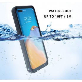 DrPhone P40 Pro 2019 Waterdichte Case - IP68 - Full-body beschermhoes (zwart)