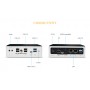 Elementkey AIR2 Mini Computer - i3-10110U - 2.30 Ghz - 8GB RAM + 256GB NVME SSD + Windows 11 PRO PC + WIFI + Bluetooth - Zwart