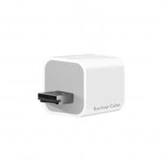 DrPhone BUC Back-up foto-video opslagapparaat Automatische Overdracht - Kaartlezer micro SD geschikt voor iPhone/iPad – Wit