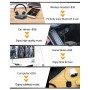 DrPhone StreamX PRO Bluetooth 5.0-zenderontvanger – APXT- OLED scherm– AUX 3,5mm – Zwart