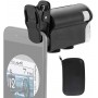 DrPhone DM1 Smartphone Zoom Clip-on Digitale Microscoop - Vergrootglas 60X-100X Met LED & UV Licht -Zwart