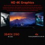 Elementkey RX1 - AMD Ryzen R3 2200U - 8GB Ram - 128GB SSD + 1TB HDD + Windows 10 + Mini PC - Computer - Zwart
