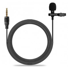 DrPhone - PX3® Lavalier Microfoon met Clip + Bluetooth 2 in 1 Splitter 3.5mm Jack - Voor Apple iPhone / iPad met Apple Lightning