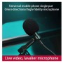 DrPhone - PX3® Lavalier Microfoon met Clip + Bluetooth 2 in 1 Splitter 3.5mm Jack - Voor Apple iPhone / iPad met Apple Lightning