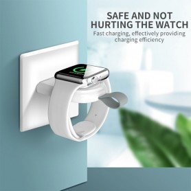DrPhone D1 - Draadloze Apple Watch Magnetische oplader - Series 5 / 4 / 3 / 2 of 1 / Nike / 44mm 40mm / 42mm / 38mm - Wit