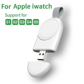 DrPhone D1 - Draadloze Apple Watch Magnetische oplader - Series 5 / 4 / 3 / 2 of 1 / Nike / 44mm 40mm / 42mm / 38mm - Wit
