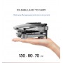 LUXWALLET Nocchi 4D - 30 KM/h - 230 Gram - 2.4Ghz WiFI GPS Drone (300meter) - 4K Camera - Live Video + 2 Accu + Opbergcase
