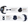DrPhone FVS TPU Siliconen Polsband – Armband – Sportband  Geschikt voor Fitbit Versa 3 / Fitbit Sense – Maat L – Sand Roze
