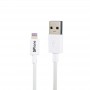 1 Pack Gecertificeerde DrPhone® - USB Lader Stekker Oplader + 3 Meter Kabel - Safe Charge - Apple iPhone / iPad / iPod