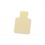 DrPhone Zelfklevende PU Lederen Pen Clip - Elastische Loop Voor Notebooks Tijdschriften Klemborden Pennen Houder Etc – Beige