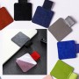 DrPhone Zelfklevende PU Lederen Pen Clip - Elastische Loop Voor Notebooks Tijdschriften Klemborden Pennen Houder Etc – Groen