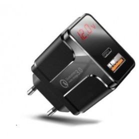 DrPhone OPS 2 - Quick Charge 18W Thuislader + 2 Meter Magnetische iPhone/iPad Lightning 3A - Led Lightning - USB oplader