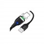 DrPhone OPS 2 - Quick Charge 18W Thuislader + 2 Meter Magnetische iPhone/iPad Lightning 3A - Led Lightning - USB oplader