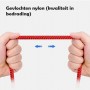 DrPhone OPS 2 - Quick Charge 18W Thuislader + 2 Meter Magnetische iPhone/iPad Lightning 3A - Led Lightning - USB oplader