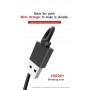 DrPhone AD1 0.8M Type C naar USB3.0 2.4A Kabel Met Data overdracht - Overdrachtssnelheid tot 6 Gbps - Zwart