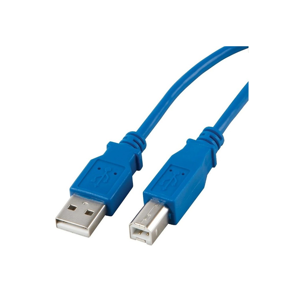 Plunderen Missie waterval DrPhone PK1 USB 2.0-Printer Kabel – A mannelijk naar B mannelijk poort –  1.5M - Blauw