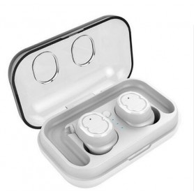 DrPhone WSH1 Draadloze Stereo Oordoppen – Bluetooth V5.0 – Waterdicht IPX5 – Touch Control – Oordopjes voor Sport en Meer – Wit