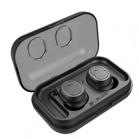 DrPhone WSH1 – Draadloze Stereo Oordoppen – V5.0 – Waterdicht – Touch Control – Zwart
