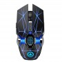 DrPhone DML3 Draadloze USB 2.4Ghz Gaming Muis met 7 Kleuren verlichting- Stille Optische Ergonomische muis – 1600 DPI - Zwart