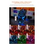 DrPhone DML3 Draadloze USB 2.4Ghz Gaming Muis met 7 Kleuren verlichting- Stille Optische Ergonomische muis – 1600 DPI - Zwart