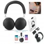 DrPhone A3S Bluetooth Koptelefoon - Actieve Ruisonderdrukking - AptX Lage Latency/Aptx LL Draadloze Headset Koptelefoon - Zwart