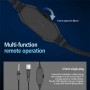 DrPhone GH47 Bedrade AUX 3.5mm Gaming LED Headset - 40mm met microfoon - Koptelefoon - met 3,5 mm "Y" –verlengkabel – Zwart