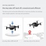 LUXWALLET Nocchi 3D - 10KM/h - 52 Gram - Mini Drone - 0.3MP - 1080P HD Camera - Opvouwbaar - Opbergcase - Grijze Drone + 2x Accu