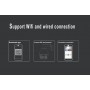 DrPhone PTZ-360 - IP Camera met Kleuren Nachtvisie met Sony CMOS - CCTV - H.265 - ONVIF - 8MP - Full HD / 4K – Zwart