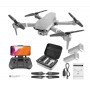 LUXWALLET Nocchi 4D - 30 KM/h - 230 Gram - 2.4Ghz WiFI GPS Drone (300meter) - 4K Camera - Live Video + 2 Accu + Opbergcase