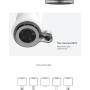 DrPhone CLU – Mini Luchtverkoeler – Opladen met USB – Inclusief LED Verlichting – Verkoeling met water moleculen – Wit