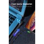 DrPhone MDD Series Lightning Oplaadkabel 2.4A – Oplaadsnoer - 90 graden Haaks Nylon Gevlochten Kabel & Data syncronisatie - 1.8M