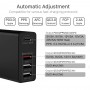 DrPhone WL20 100W 4-Poort USB C Adapter PD 3.0 100W + Qualcom 3.0 & 2.4A - Type C Snelle Oplader - Zwart DrPhone WL20 100W 4-Poort USB C Adapter PD 3.0 100W + Qualcom 3.0 & 2.4A - Type C Snelle Oplader - Zwart