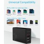 DrPhone WL20 100W 4-Poort USB C Adapter PD 3.0 100W + Qualcom 3.0 & 2.4A - Type C Snelle Oplader - Zwart DrPhone WL20 100W 4-Poort USB C Adapter PD 3.0 100W + Qualcom 3.0 & 2.4A - Type C Snelle Oplader - Zwart
