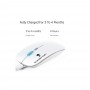 DrPhone MIX2 - 2 in 1 Draadloos Bluetooth Muis + 2.4Ghz Dongle Wireless Mouse - Wit