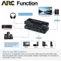 DrPhone ARC8 4K@60Hz HDMI 2.0b Switch & ARC/SPDIF – HDCP 2.2 - 7.1 Audio Extractor/ Optical 5.1CH/3.5mm Audio