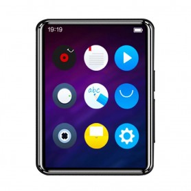 DrPhone MX3 Bluetooth 5.0 MP4-speler - MP3 Volledig touchscreen 2.5inch- 16GB met ingebouwde luidspreker - Zwart
