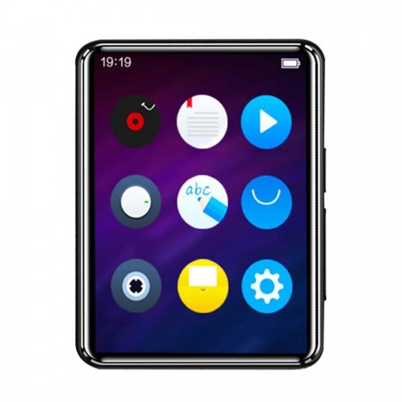 DrPhone MX3 Bluetooth 5.0 MP3-speler- Volledig touchscreen 2.5inch- 16GB met ingebouwde luidspreker - Zwart