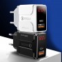 DrPhone HALO5 Qualcom 3.0 Quick Charge 18W Thuislader + PDTC1 USB-C Naar USB-C Fast Charger 1 Meter & LED-display - Wit