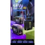 DrPhone HALO5 Qualcom 3.0 Quick Charge 18W Thuislader + PDTC1 USB-C Naar USB-C Fast Charger 1 Meter & LED-display - Wit