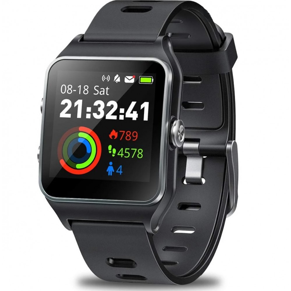 noot mout Beroep DrPhone - PureSport Pro - GPS Sport Horloge - Fitness Tracker