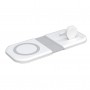 DrPhone iOM - 15W Opvouwbare Lader - Qi Magnetische Snelle Draadloze Oplader - Geschikt voor Magsafe - iPhone 12 / Airpods