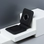 DrPhone iOM2 - 15W Opvouwbare Lader - Qi Magnetische Draadloze Oplader - Geschikt voor Magsafe / iPhone / iWatch - Zwart