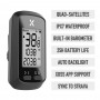 DrPhone XOSS G+ - GPS Fiets Computer - Strava - Snelheidsmeter met cadanssensor + hartslagsensor - IPX7 Waterdicht