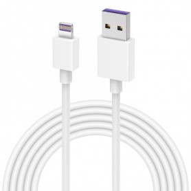 DrPhone LS1 USB Lader Stekker Oplader + Kabel 2.4A- 3 Meter - Oplaadkabel – Adapter – Geschikt voor o.a Apple iPhone /iPad/iPod